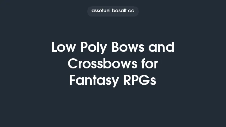 Low Poly Bows and Crossbows for Fantasy RPGs Thumbnail