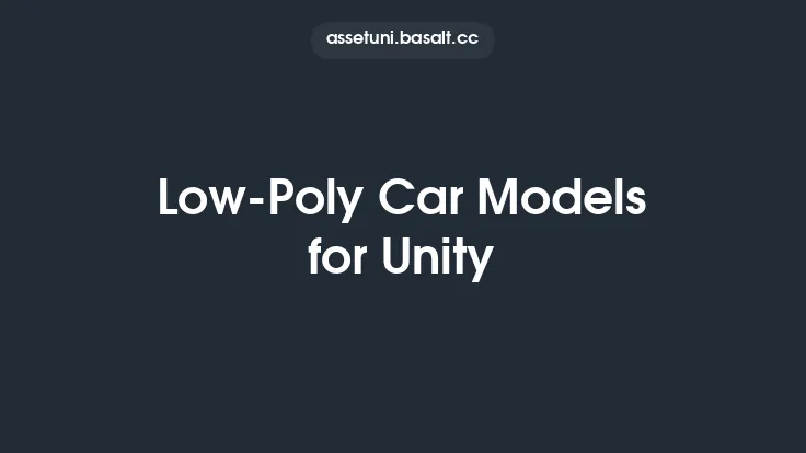 Low-Poly Car Models for Unity Thumbnail