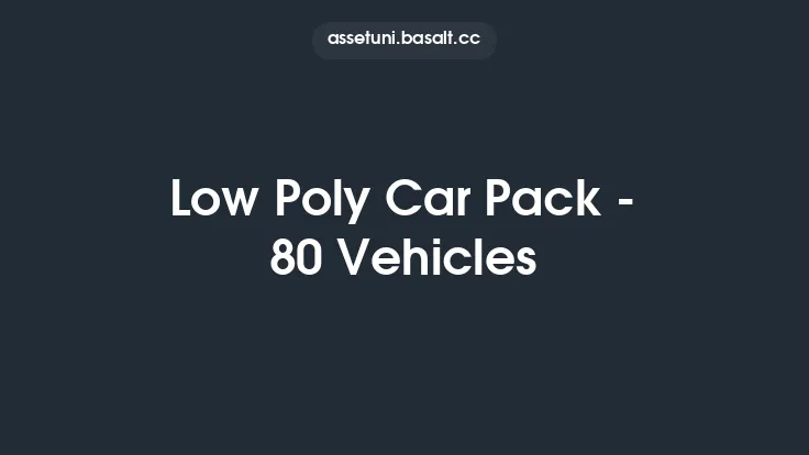 Low Poly Car Pack - 80 Vehicles Thumbnail