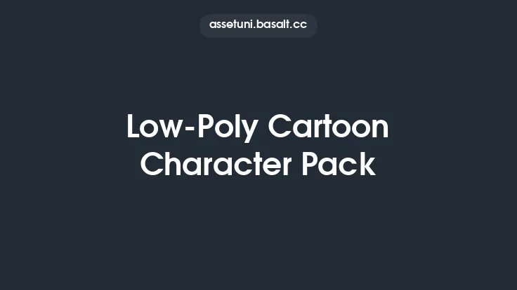 Low-Poly Cartoon Character Pack Thumbnail