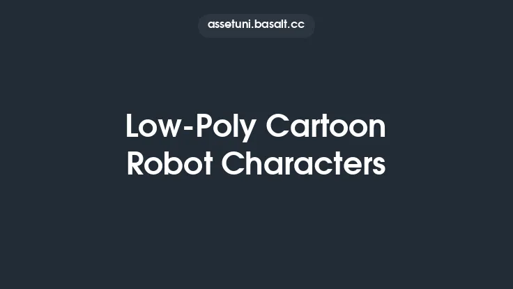 Low-Poly Cartoon Robot Characters Thumbnail