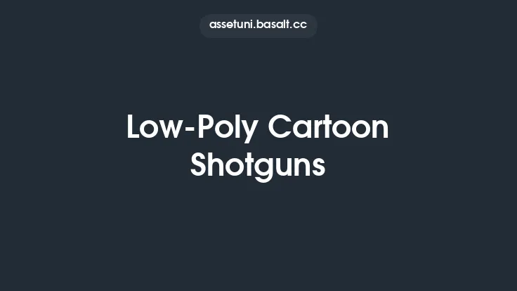 Low-Poly Cartoon Shotguns Thumbnail