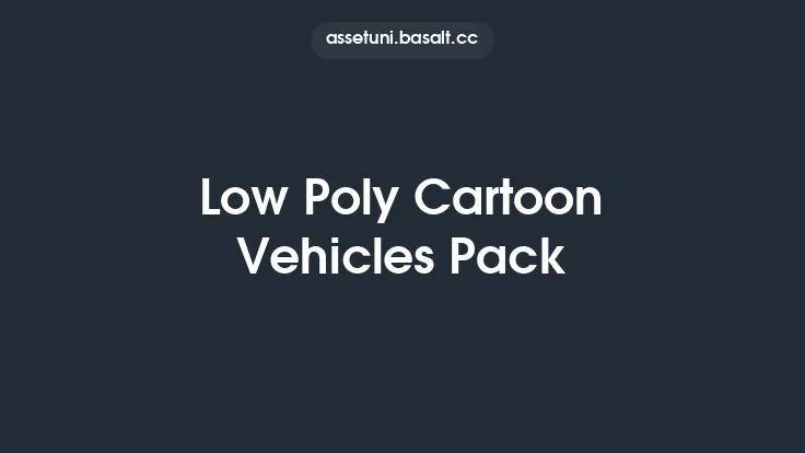 Low Poly Cartoon Vehicles Pack Thumbnail