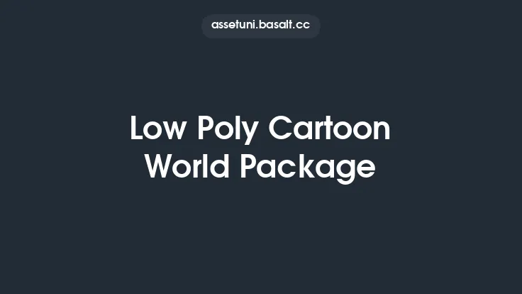 Low Poly Cartoon World Package Thumbnail