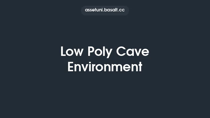 Low Poly Cave Environment Thumbnail