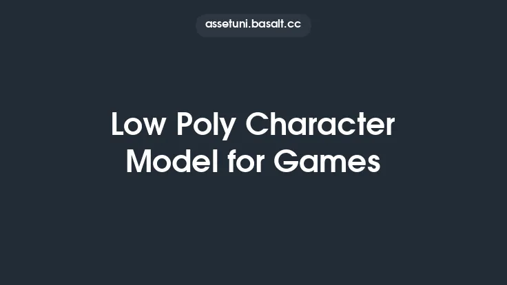 Low Poly Character Model for Games Thumbnail