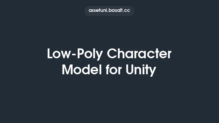 Low-Poly Character Model for Unity Thumbnail