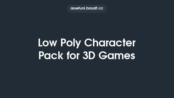 Low Poly Character Pack for 3D Games Thumbnail