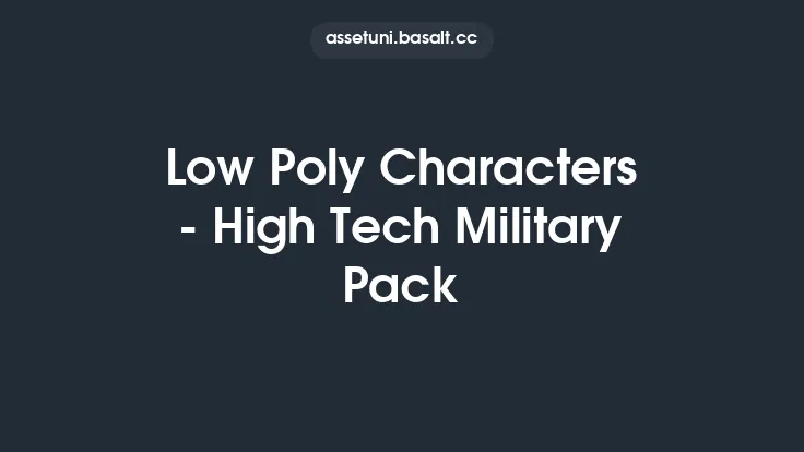 Low Poly Characters - High Tech Military Pack Thumbnail