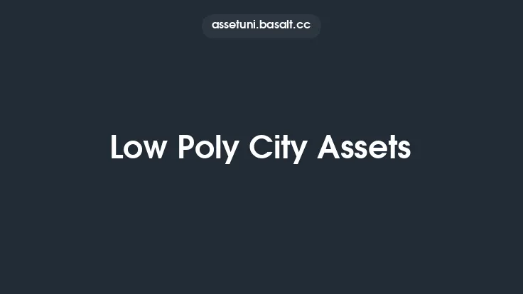 Low Poly City Assets Thumbnail