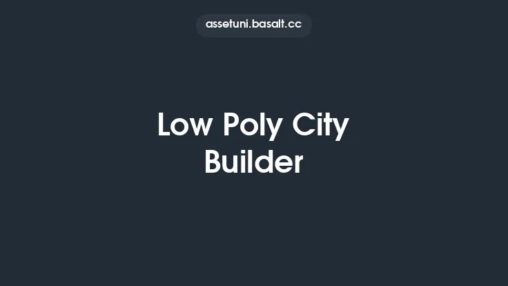Low Poly City Builder Thumbnail