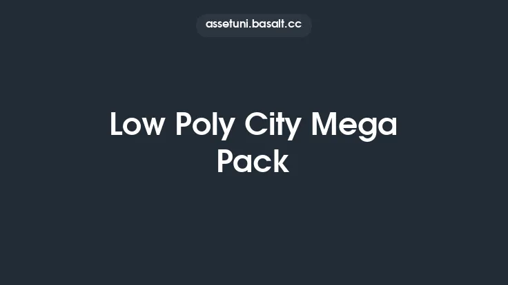 Low Poly City Mega Pack Thumbnail