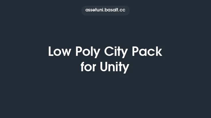 Low Poly City Pack for Unity Thumbnail