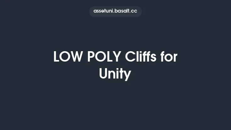 LOW POLY Cliffs for Unity Thumbnail