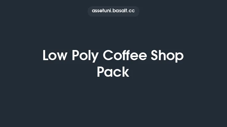 Low Poly Coffee Shop Pack Thumbnail
