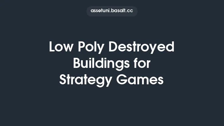 Low Poly Destroyed Buildings for Strategy Games Thumbnail