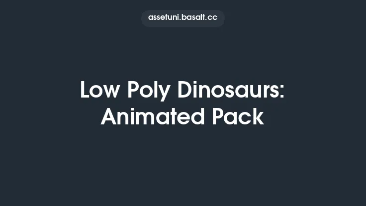 Low Poly Dinosaurs: Animated Pack Thumbnail