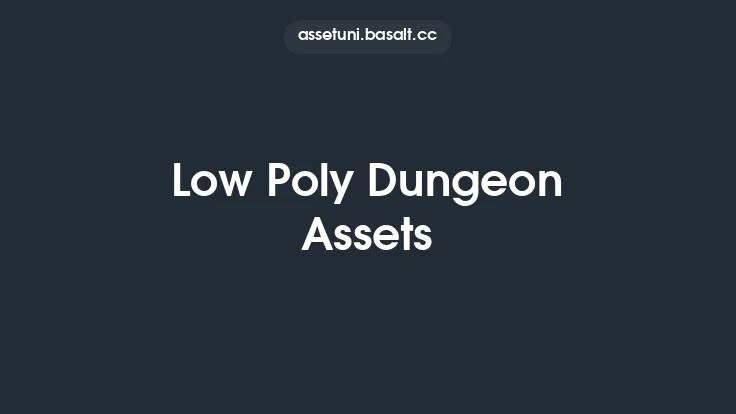 Low Poly Dungeon Assets Thumbnail