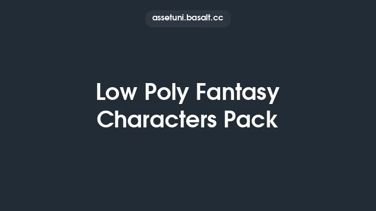 Low Poly Fantasy Characters Pack Thumbnail