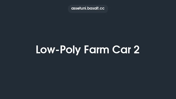 Low-Poly Farm Car 2 Thumbnail