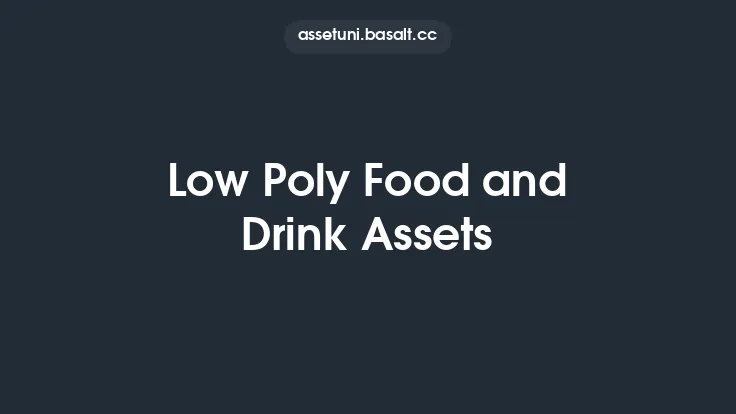 Low Poly Food and Drink Assets Thumbnail