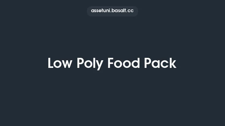 Low Poly Food Pack Thumbnail