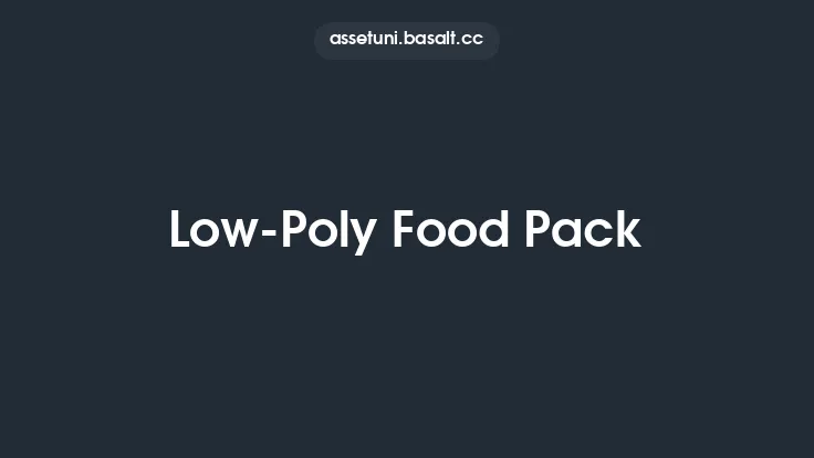 Low-Poly Food Pack Thumbnail