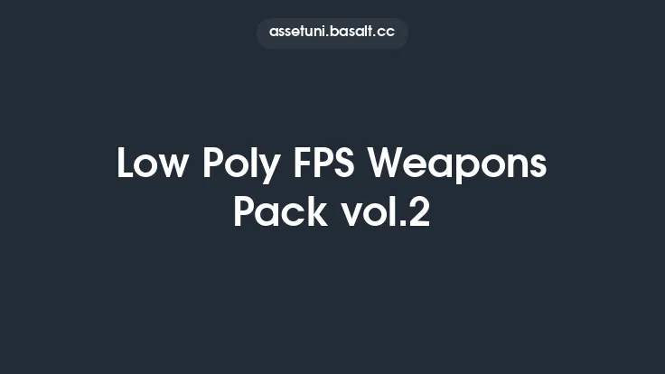 Low Poly FPS Weapons Pack vol.2 Thumbnail