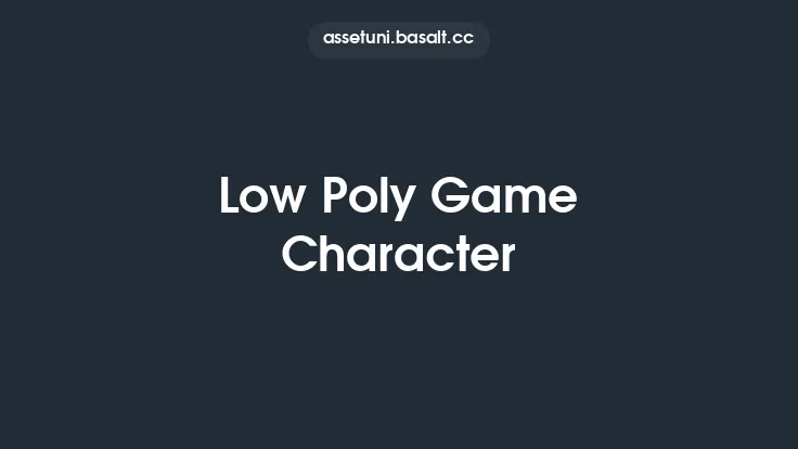 Low Poly Game Character Thumbnail