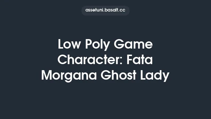 Low Poly Game Character: Fata Morgana Ghost Lady Thumbnail