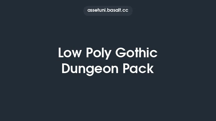 Low Poly Gothic Dungeon Pack Thumbnail