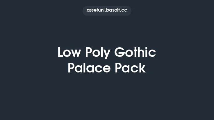 Low Poly Gothic Palace Pack Thumbnail