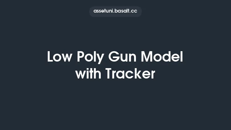 Low Poly Gun Model with Tracker Thumbnail