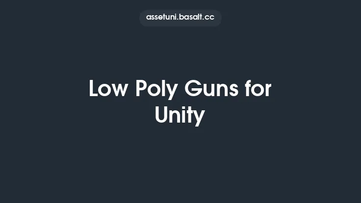 Low Poly Guns for Unity Thumbnail