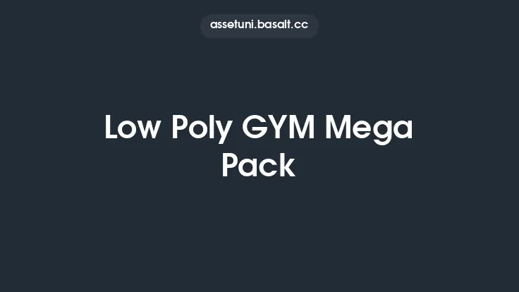 Low Poly GYM Mega Pack Thumbnail