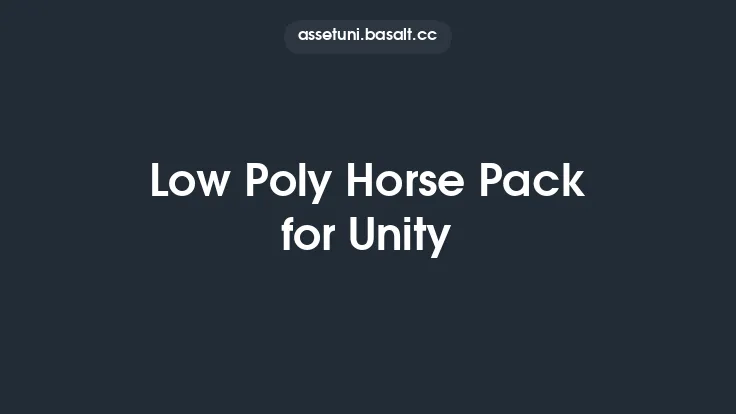 Low Poly Horse Pack for Unity Thumbnail