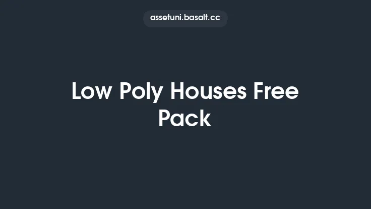 Low Poly Houses Free Pack Thumbnail