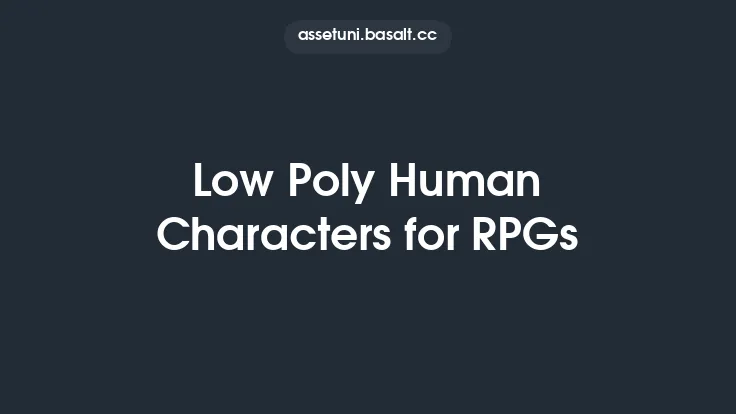 Low Poly Human Characters for RPGs Thumbnail