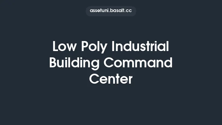Low Poly Industrial Building Command Center Thumbnail