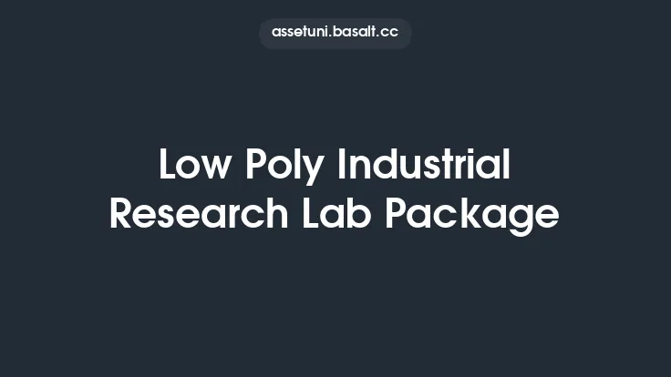 Low Poly Industrial Research Lab Package Thumbnail