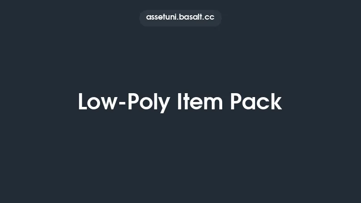 Low-Poly Item Pack Thumbnail