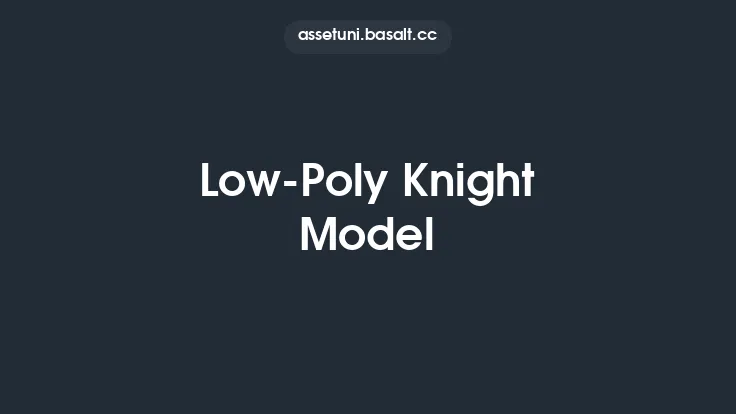 Low-Poly Knight Model Thumbnail