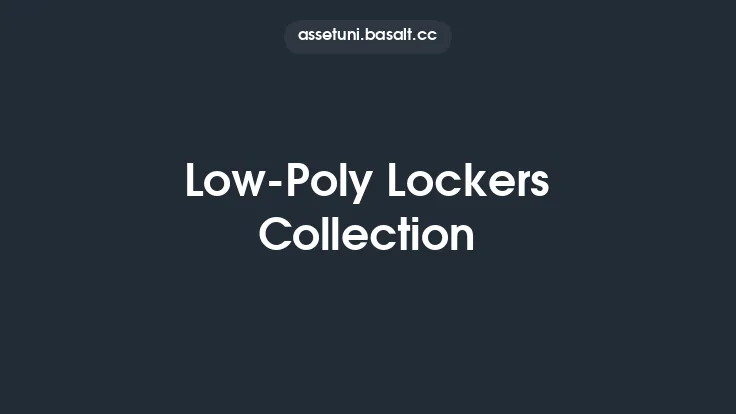 Low-Poly Lockers Collection Thumbnail