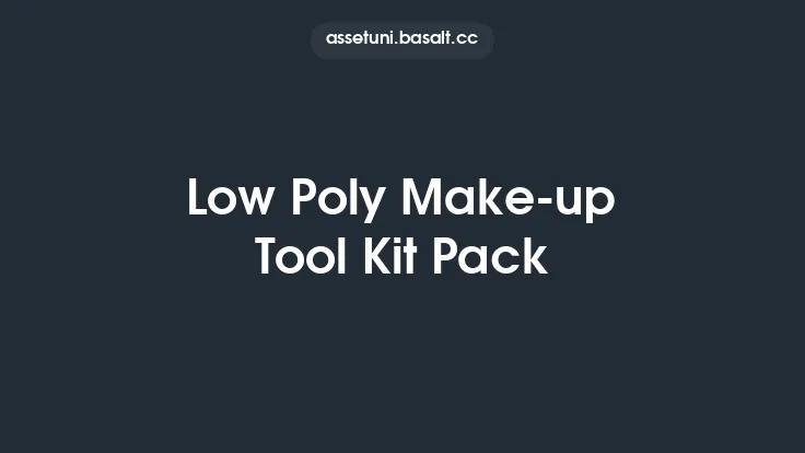 Low Poly Make-up Tool Kit Pack Thumbnail