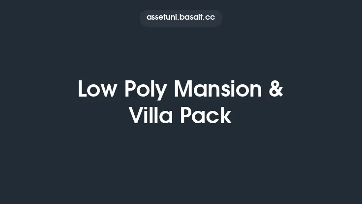 Low Poly Mansion & Villa Pack Thumbnail