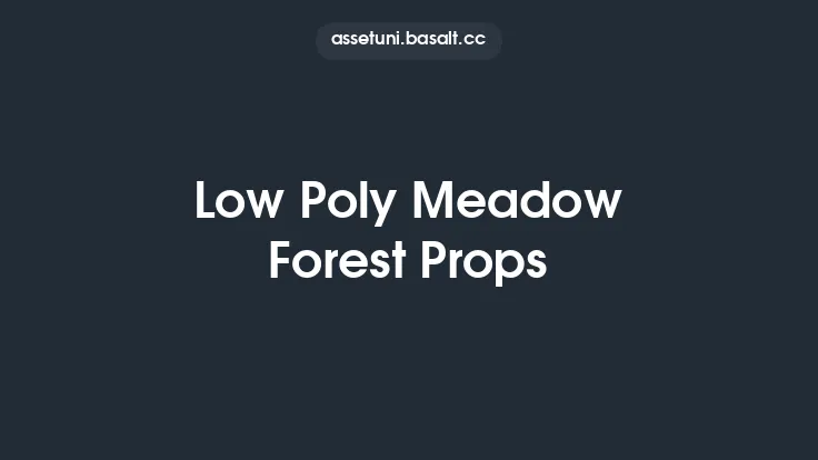 Low Poly Meadow Forest Props Thumbnail