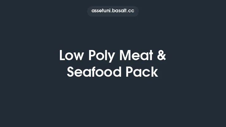 Low Poly Meat & Seafood Pack Thumbnail