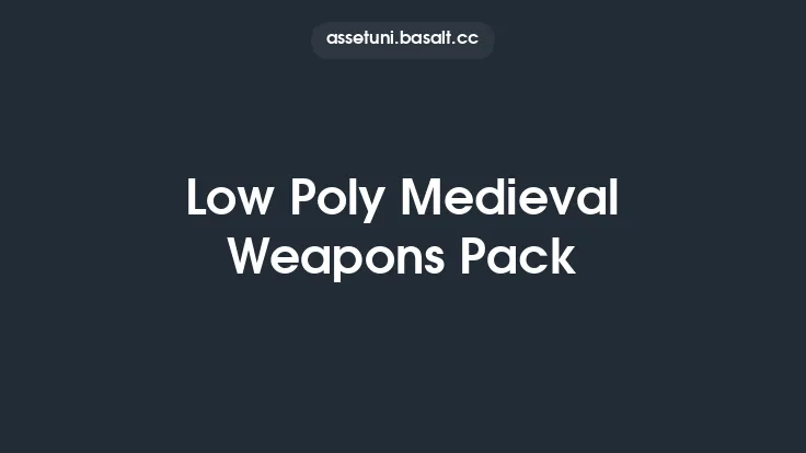 Low Poly Medieval Weapons Pack Thumbnail