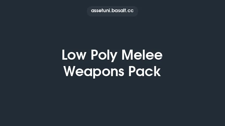 Low Poly Melee Weapons Pack Thumbnail