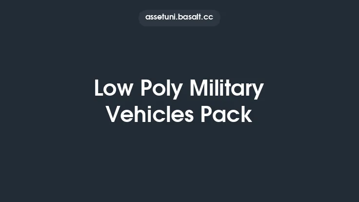 Low Poly Military Vehicles Pack Thumbnail